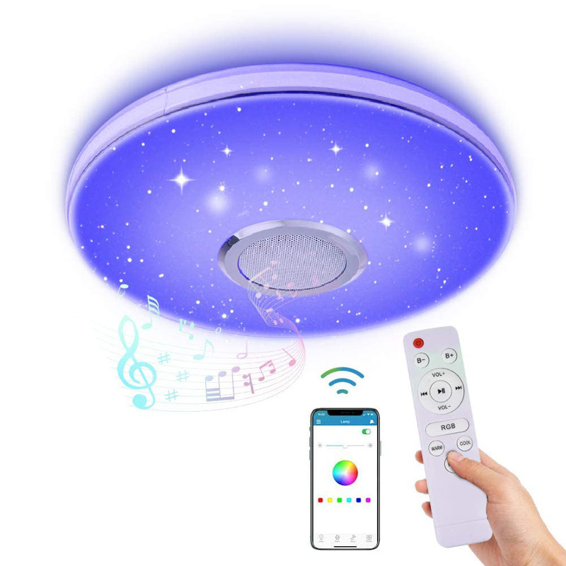 Ceiling light speaker bluetooth on sale